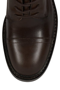 DESK-JOB Jeffrey Campbell Heeled Oxford Dark Brown