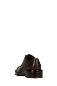 DESK-JOB Jeffrey Campbell Heeled Oxford Dark Brown