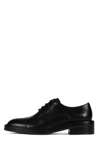 DESK-JOB Jeffrey Campbell Heeled Oxford Black