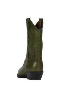 DIEGUITO Jeffrey Campbell Western Boot Olive