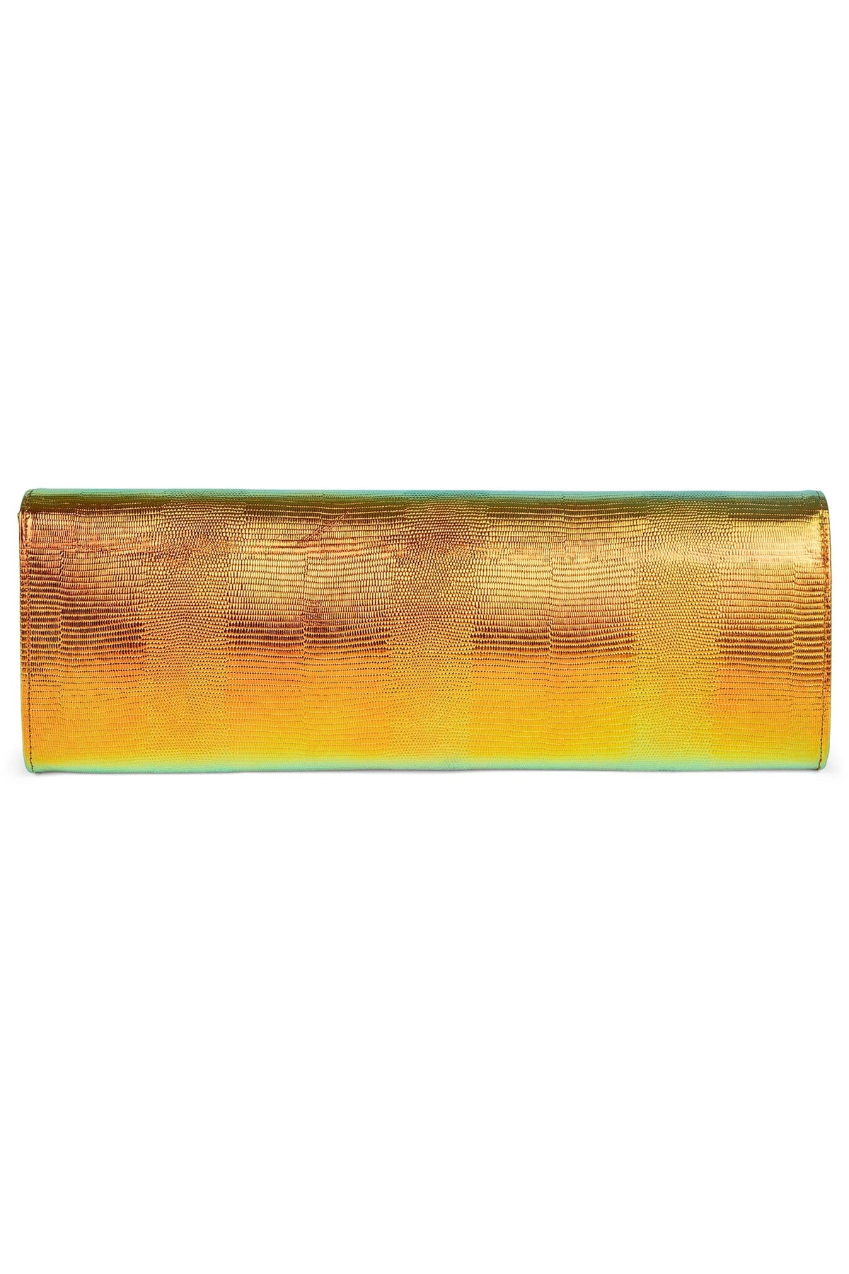 DISCO-C Clutch Orange Metallic Lizard _hover