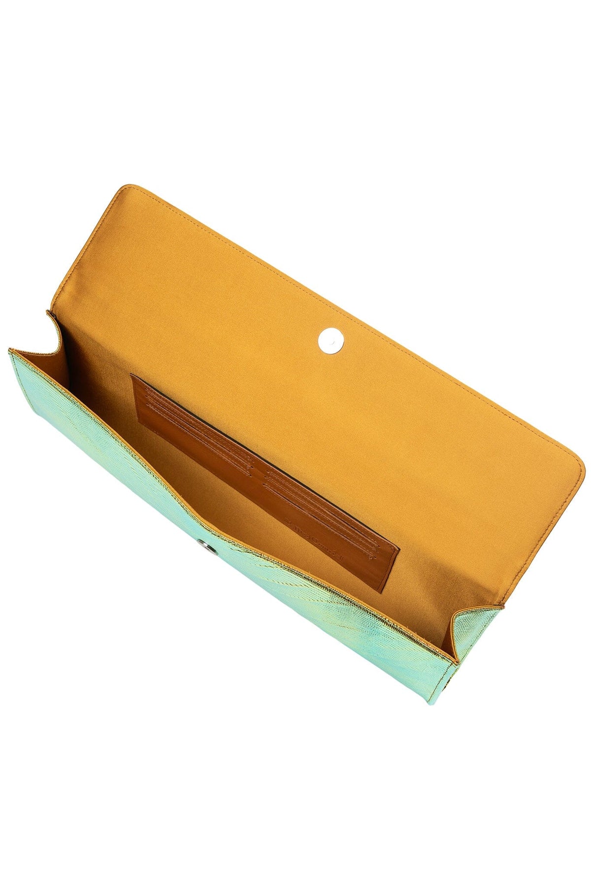 DISCO-C Clutch Orange Metallic Lizard 
