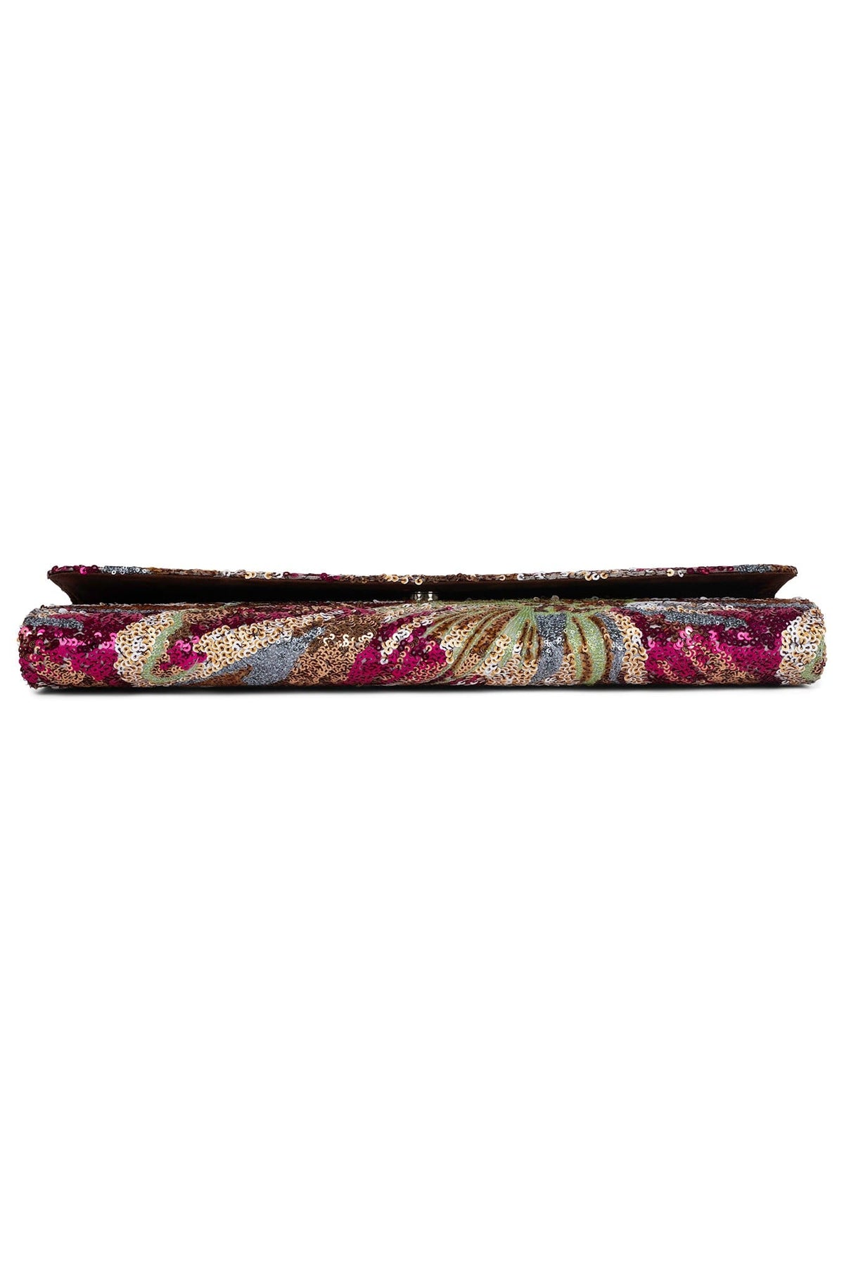 DISCO-SEQ Jeffrey Campbell Clutch Brown Multi