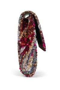 DISCO-SEQ Jeffrey Campbell Clutch Brown Multi
