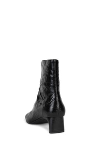 DISCUSS Jeffrey Campbell Kitten Heels Black Crinkle