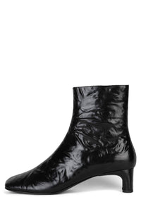 DISCUSS Jeffrey Campbell Kitten Heels Black Crinkle