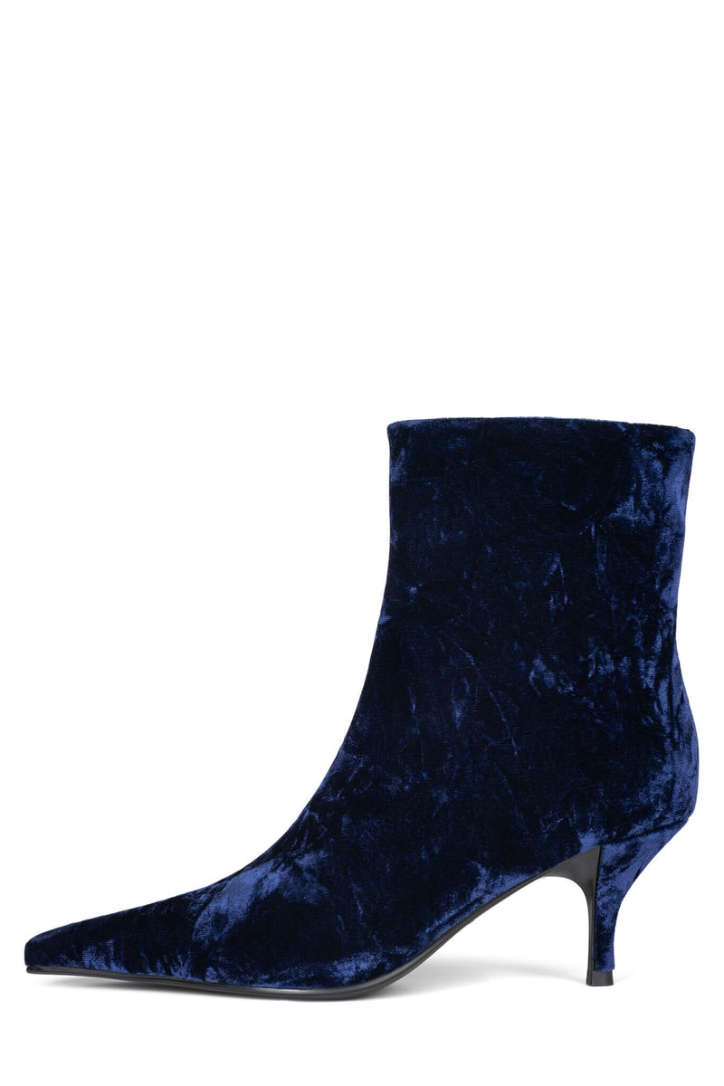 DISTANT Ankle boot DV Blue Crushed Velvet 6 