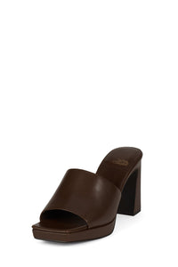 DRESS-CODE Heeled Sandal Brown _hover