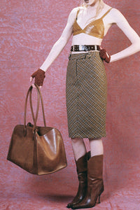 DULCIMER Jeffrey Campbell Heeled Boot Brown Ruboff