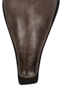 DULCIMER Jeffrey Campbell Heeled Boot Grey Ruboff Pewter