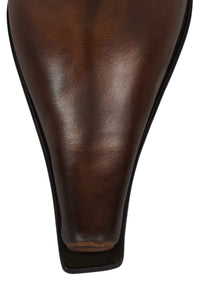 DULCIMER Jeffrey Campbell Heeled Boot Brown Ruboff