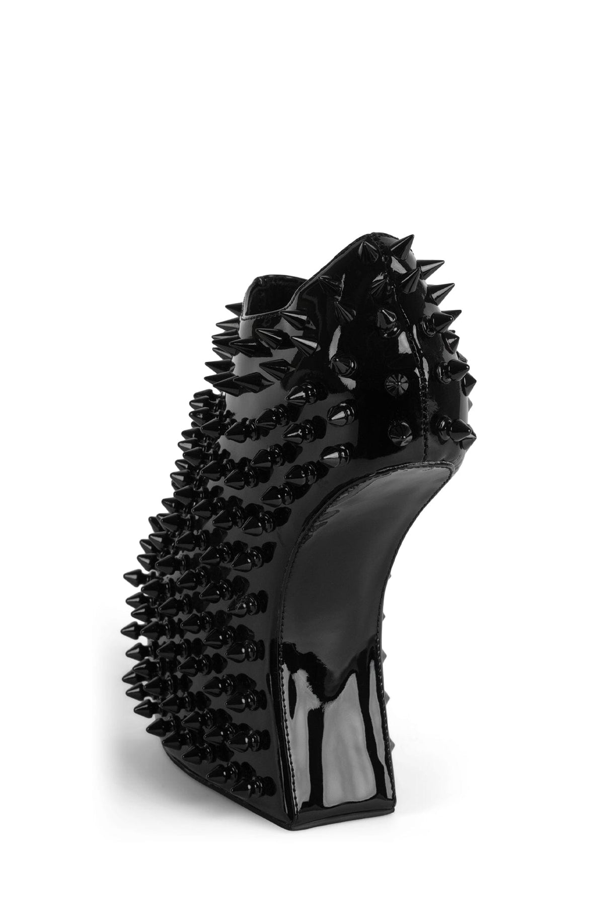 DUSK-SPIKE Jeffrey Campbell Platform Black Patent Black