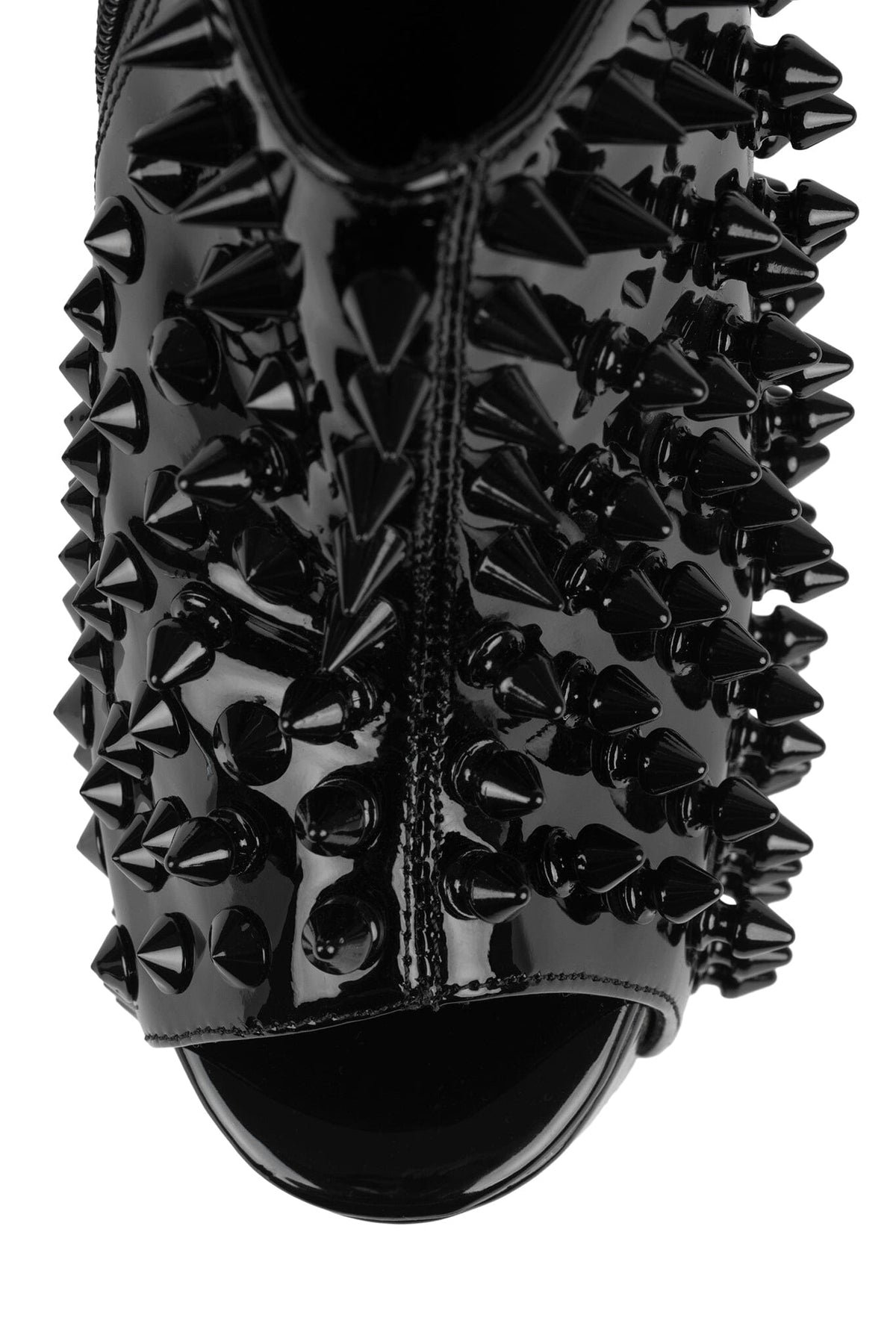 DUSK-SPIKE Jeffrey Campbell Platform Black Patent Black