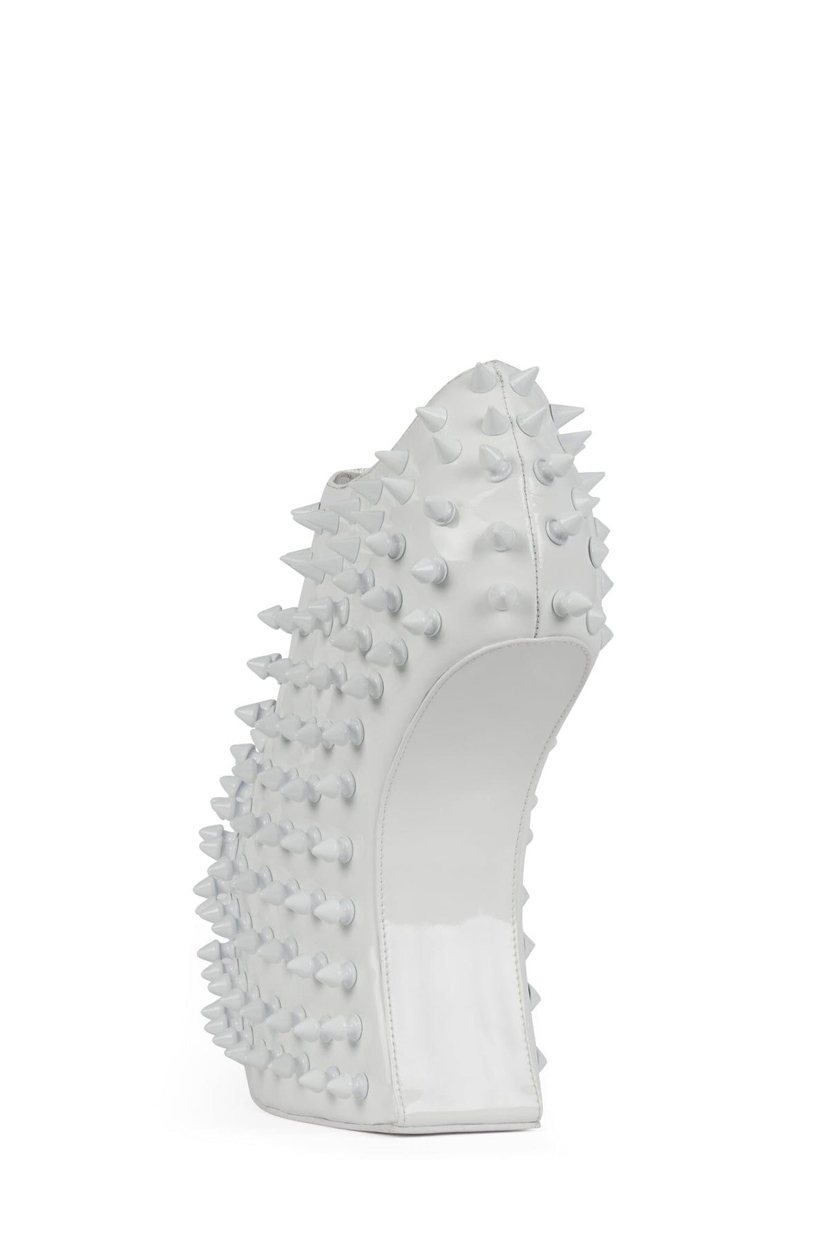 DUSK-SPIKE Jeffrey Campbell Platform White Patent White