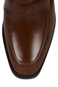 EMPIRICAL Jeffrey Campbell Heeled Loafer Tan