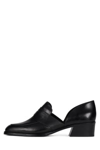 EMPIRICAL Jeffrey Campbell Heeled Loafer Black