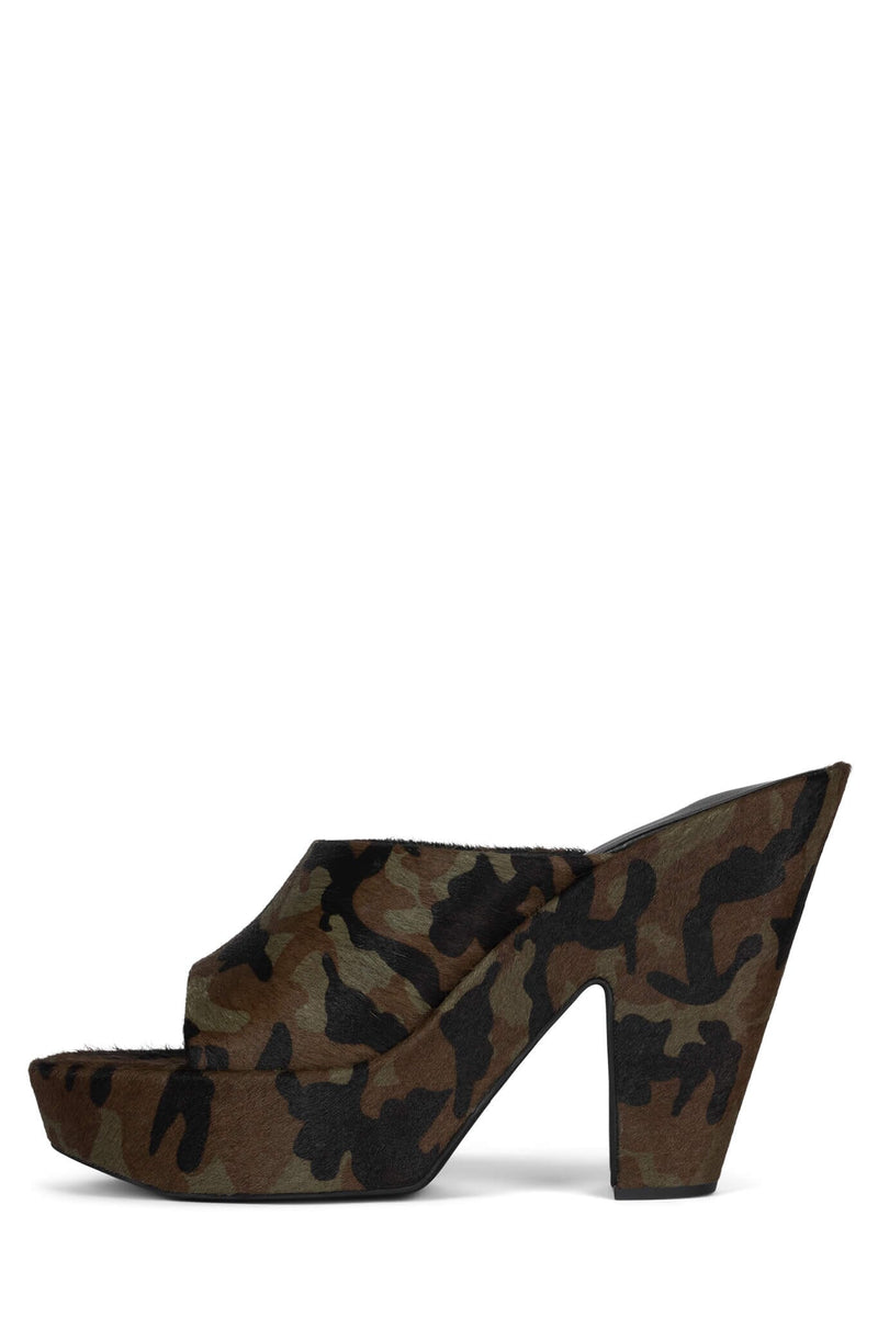 ENRICHED-F Platform Sandal YYH Khaki Black Camo 6 