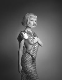 EQUIPPED Jeffrey Campbell Dress Silver Combo _hover