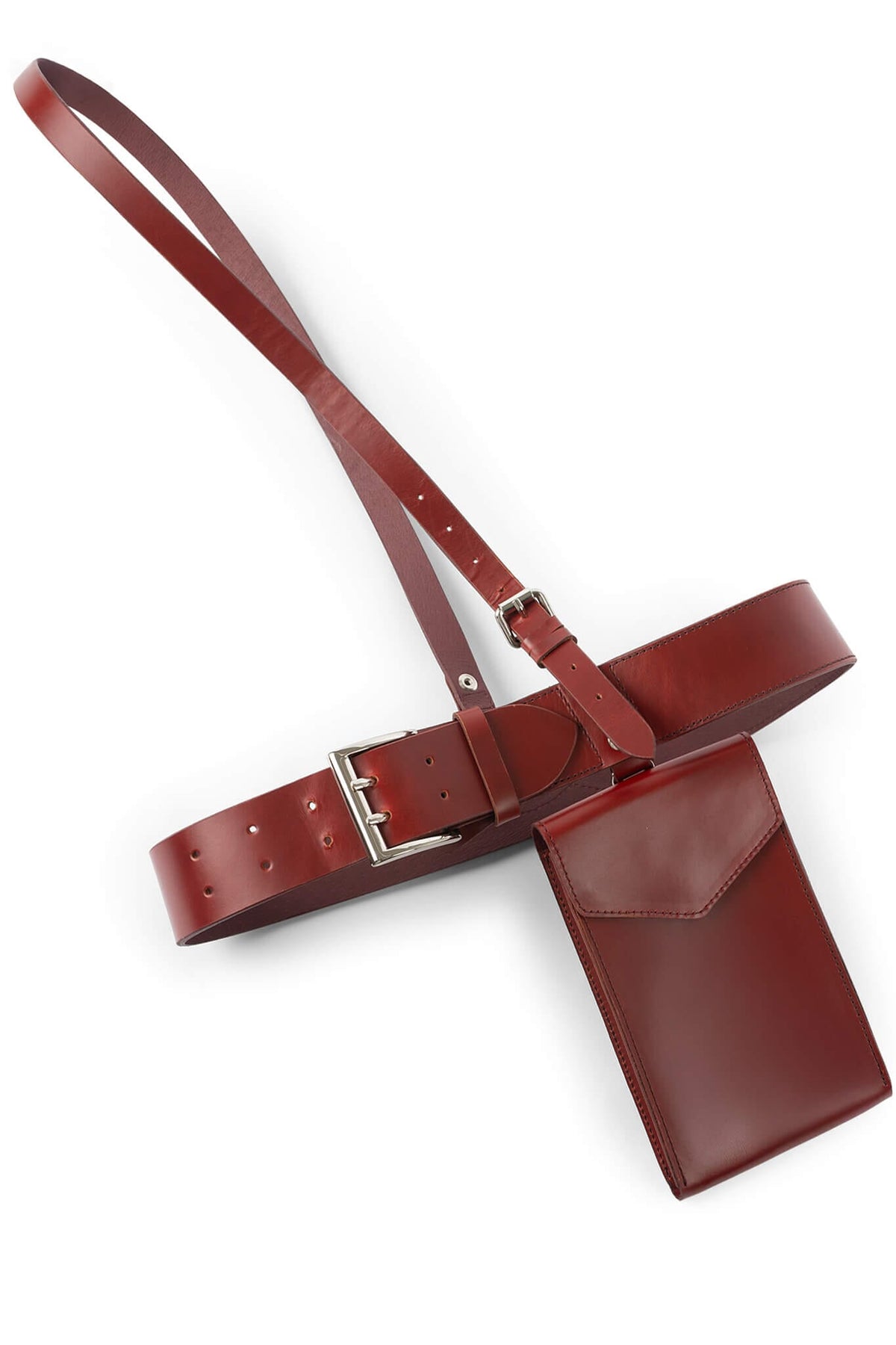 EQUIPT Jeffrey Campbell Harness Belt Wine