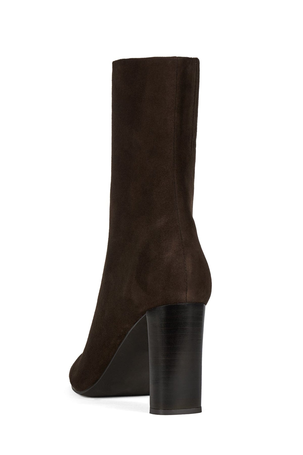 ESSENTIAL Heeled Ankle Boot Chocolate Suede