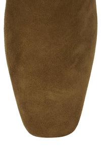 ESSENTIAL Heeled Ankle Boot Camel Suede