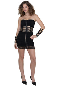 EVANESCE Jeffrey Campbell Arm Cuff Black 