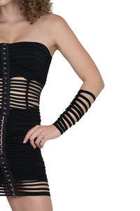 EVANESCE Jeffrey Campbell Arm Cuff Black 