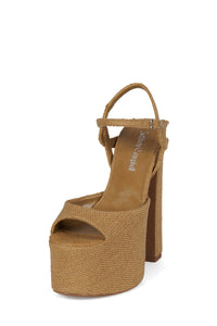 EVER-LAST Jeffrey Campbell Platform Sandal Tan Jute
_hover