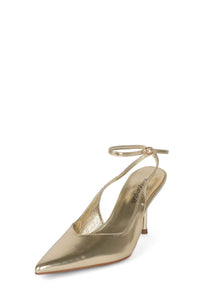 EXECUTIVE Jeffrey Campbell Slingback Heels Light Gold Metallic
_hover