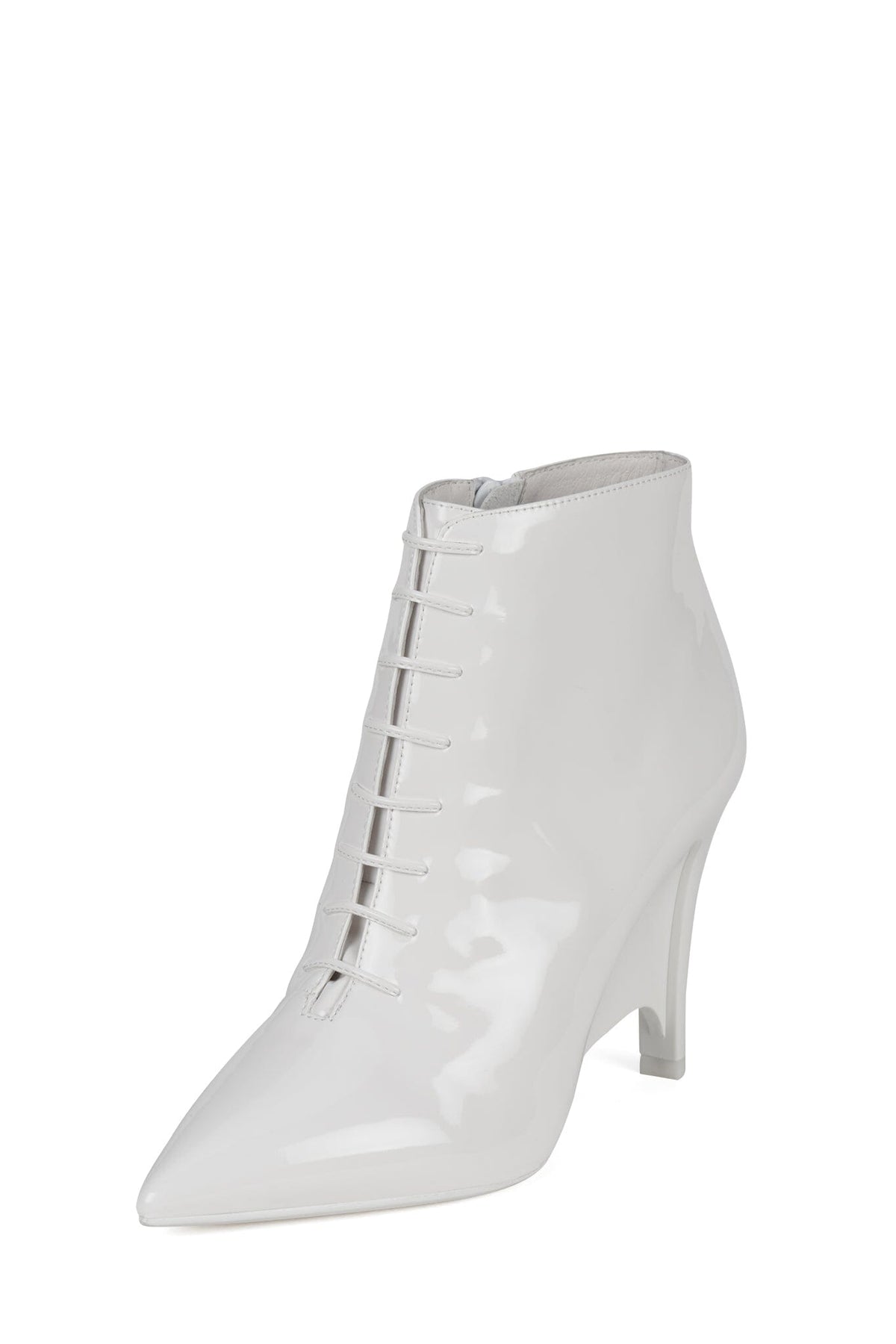 FALLOW Wedge Boot White Patent _hover