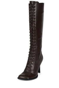 FANNING Jeffrey Campbell Heeled Boot Brown _hover