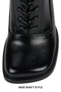 FANNING-W Jeffrey Campbell Knee-High Boot Black