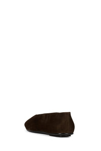 FATHOM Jeffrey Campbell Flat Brown Suede