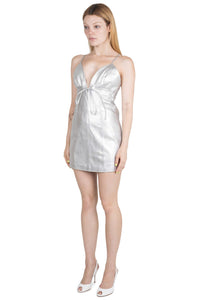 FEMBOT Jeffrey Campbell Leather Dress Silver
_hover