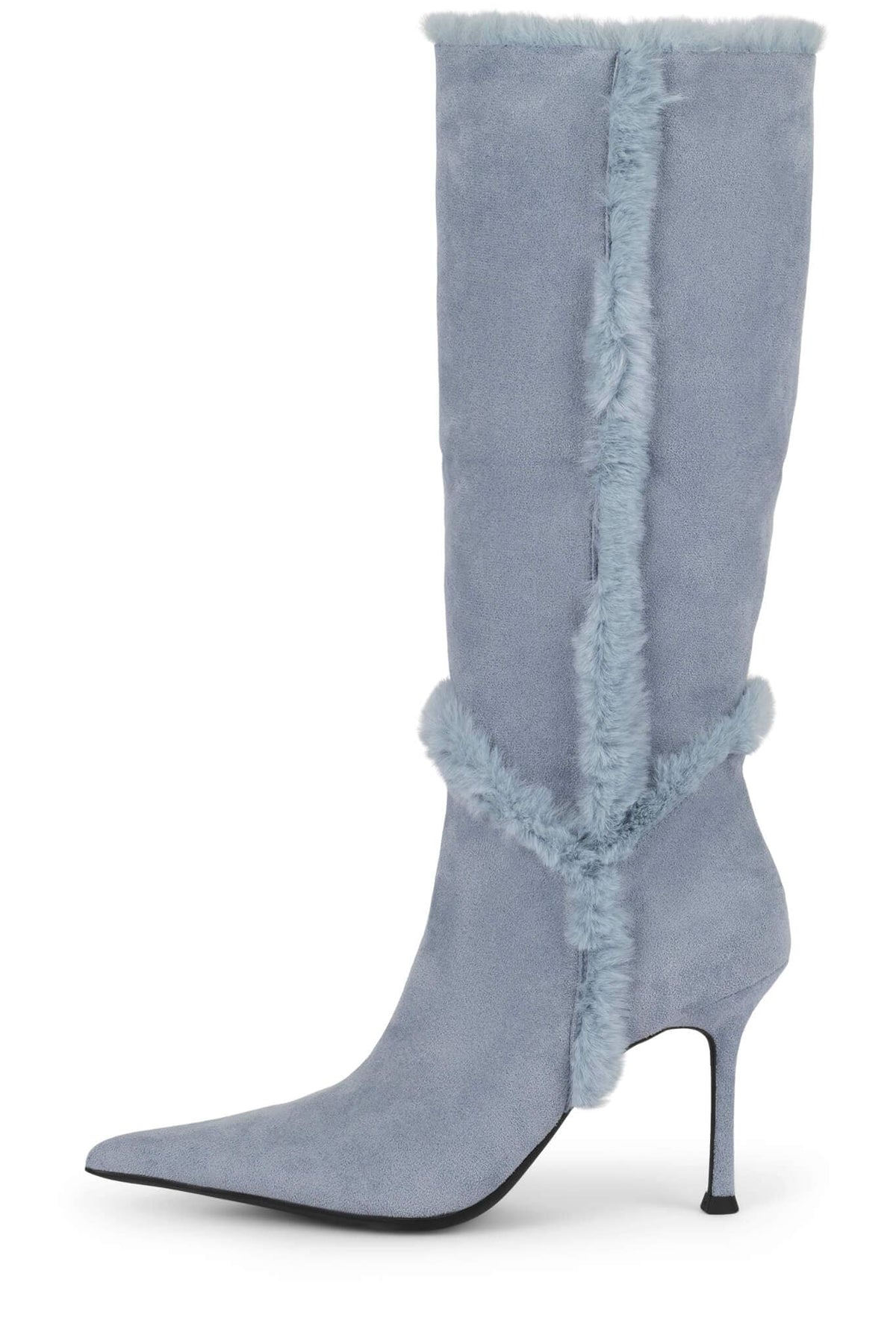 FENNEC-F Jeffrey Campbell Heeled Boot Light Blue Suede Combo
_hover