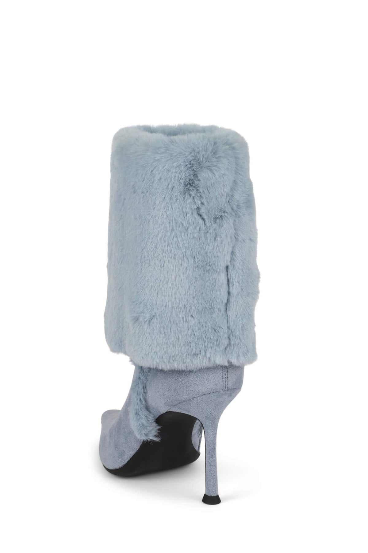 FENNEC-F Jeffrey Campbell Heeled Boot Light Blue Suede Combo
