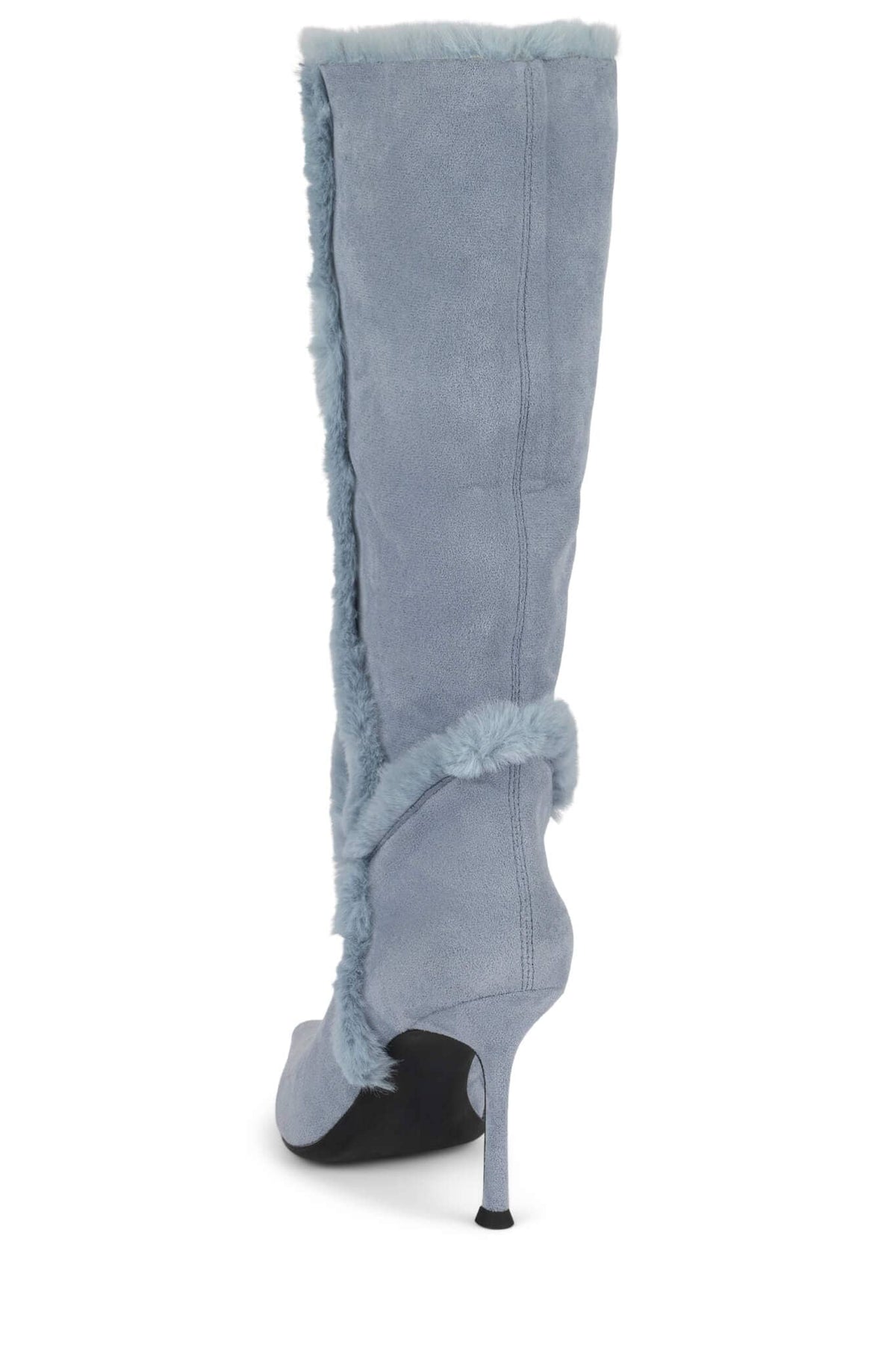 FENNEC-F Jeffrey Campbell Heeled Boot Light Blue Suede Combo