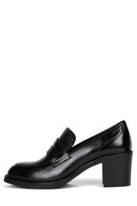 FILE-AWAY Heeled Loafer ST Black 6 