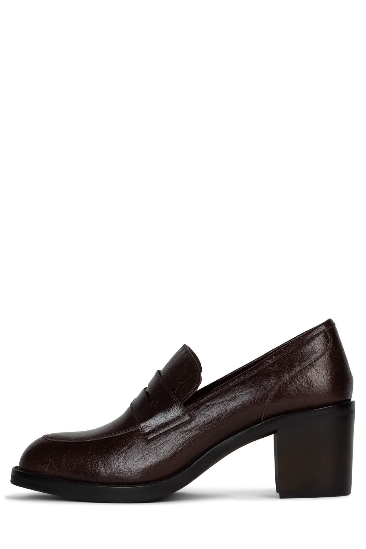 FILE-AWAY Heeled Loafer ST Brown 6 