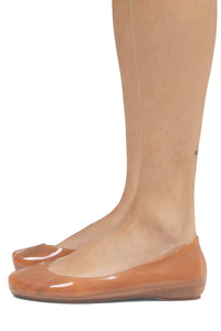 Fixed Jeffrey Campbell Jelly Flat Caramel