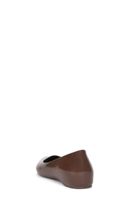 Fixed Jeffrey Campbell Jelly Flat Brown