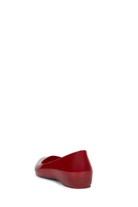 Fixed Jeffrey Campbell Jelly Flat Cherry Red