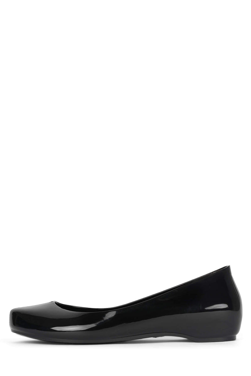 Fixed Jeffrey Campbell Jelly Flat Black