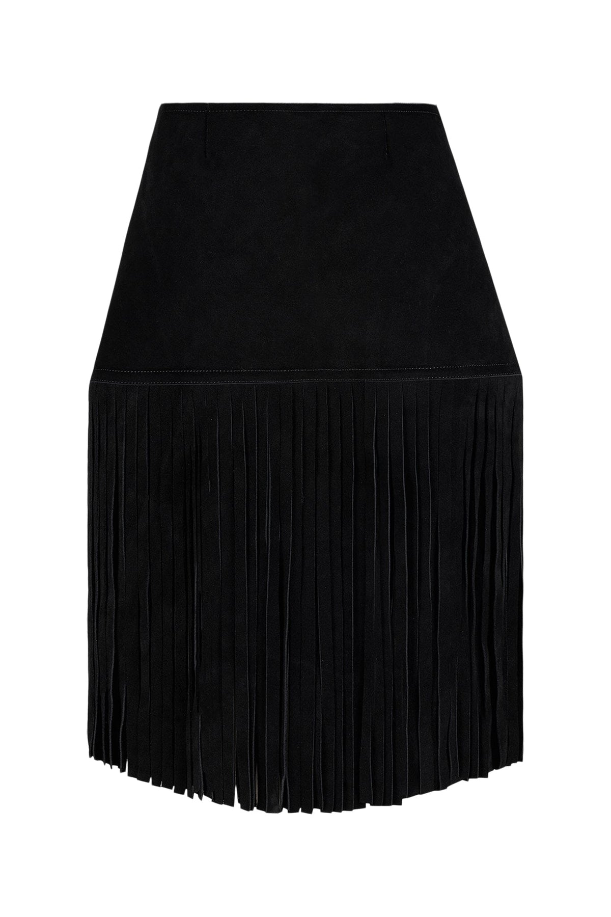 FIXIN-TO SKIRT Jeffrey Campbell Skirt Belt Black Suede
_hover