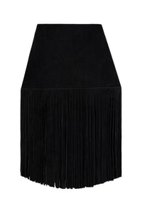 FIXIN-TO SKIRT Jeffrey Campbell Skirt Belt Black Suede
_hover