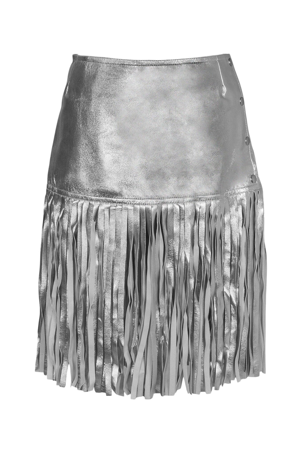 FIXIN-TO SKIRT Jeffrey Campbell Skirt Belt Silver