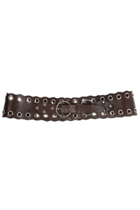 FIXTURE Belt DV Dark Brown Silver XS 