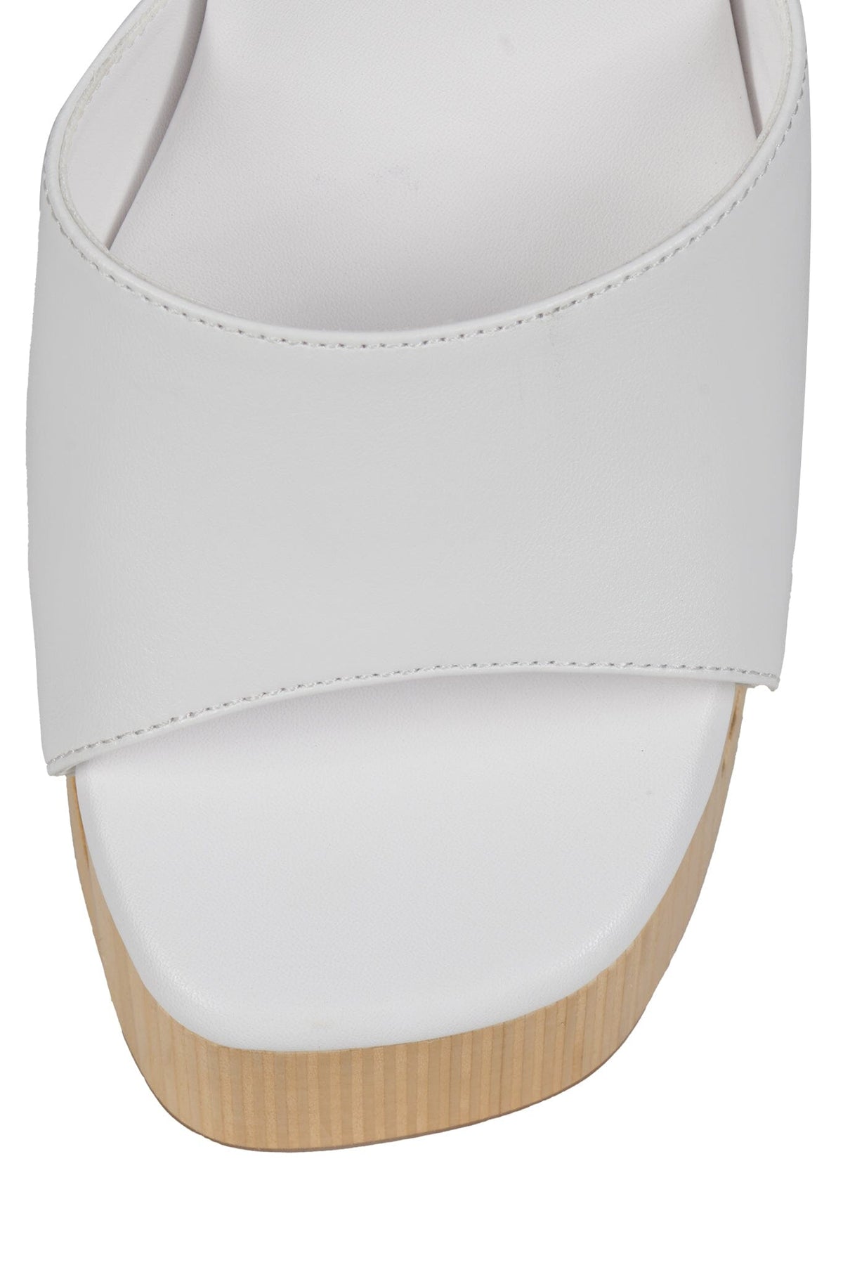 FLAG-GIRL Jeffrey Campbell Platform Sandal White Natural