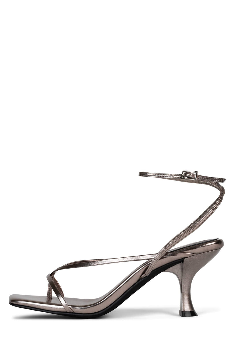 FLUXX Heeled Sandal YYH Pewter 6 