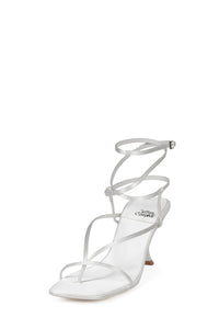 FLUXX-HS Jeffrey Campbell Heeled Sandal White Satin _hover